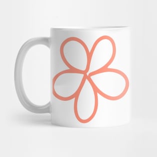 Pink flower Mug